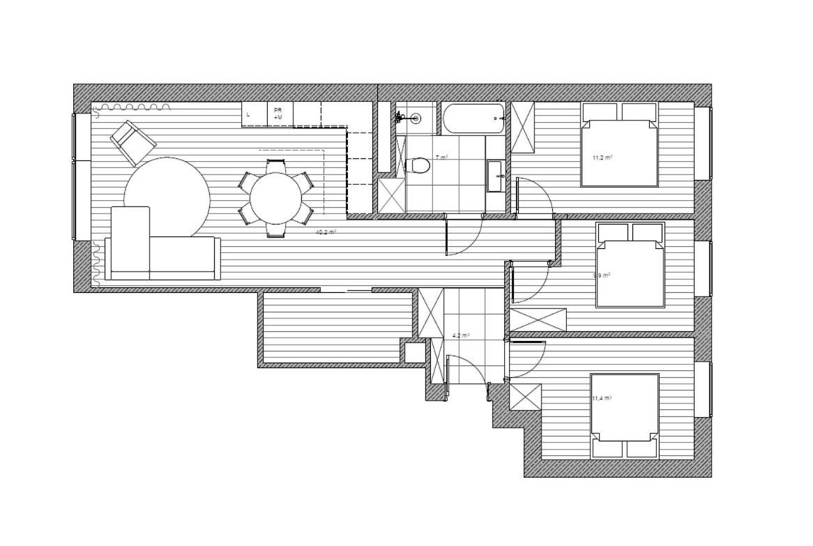 Przestronny Apartament Premium Letnica Gdańsk Kültér fotó